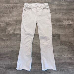 PAIGE White Flare Jeans